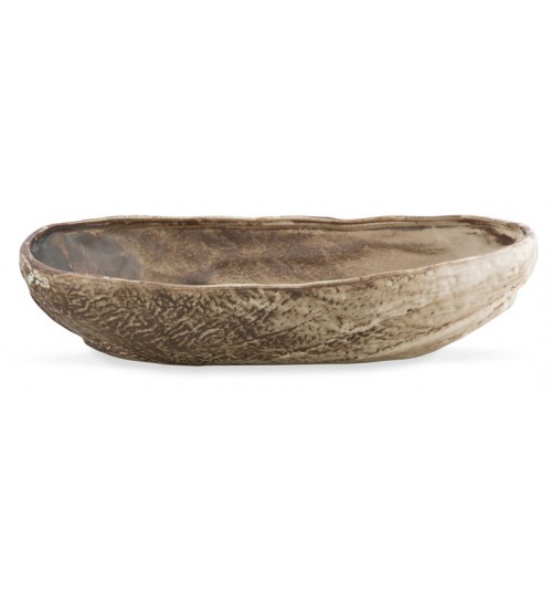 Large Porcelain Organic Bowl