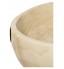 Bleached Makassar Paulownia Wood Bowl