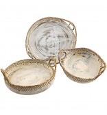 3 Piece Nesting Woven Bowl Set (Set of 3)