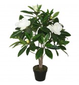 90cm Potted Artificial Magnolia Plant