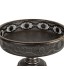 Elemental Pressed Metal Footed Bowl