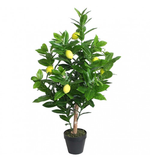 Potted Artificial Lemon Tree