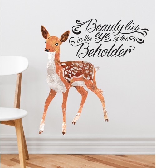 Beauty In The Eye Of The Beholder Wall Decal