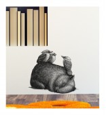 Wombat 3 Kookas By Renee Treml Wall Decal