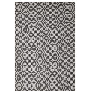 Black Diamond Modern Flatweave Rug