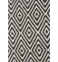 Black Diamond Modern Flatweave Rug