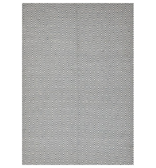 Blue Diamond Modern Flatweave Rug