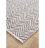 Villa Modern Herringbone Grey Rug