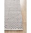 Villa Modern Herringbone Grey Rug