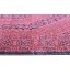 Magenta Power Loomed Distressed Modern Rug