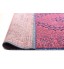 Magenta Power Loomed Distressed Modern Rug