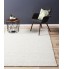 Grey White Felted Wool Scandi Rug