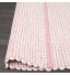 Pink White Felted Wool Scandi Rug