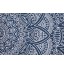 Blue Coastal Hand Braided Cotton Rug