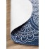 Blue Coastal Hand Braided Cotton Rug