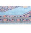 Blue Power Loomed Cotton Blend Rug