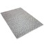 Charcoal Squares Hand-Knotted Cotton Rug