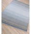 Blue Ombre Hand-Woven Wool Rug